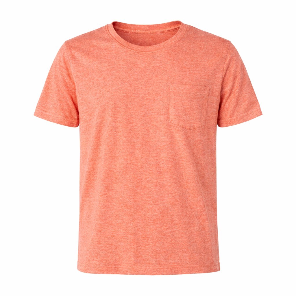 Arizona Men’s Pocket T-Shirt Coral Heather Size Small