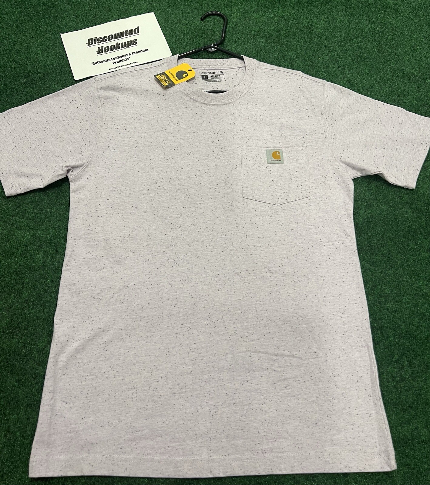 Carhartt Loose Fit Heavyweight S/S Pocket Mens Small & Medium Shirt NWT K87V39