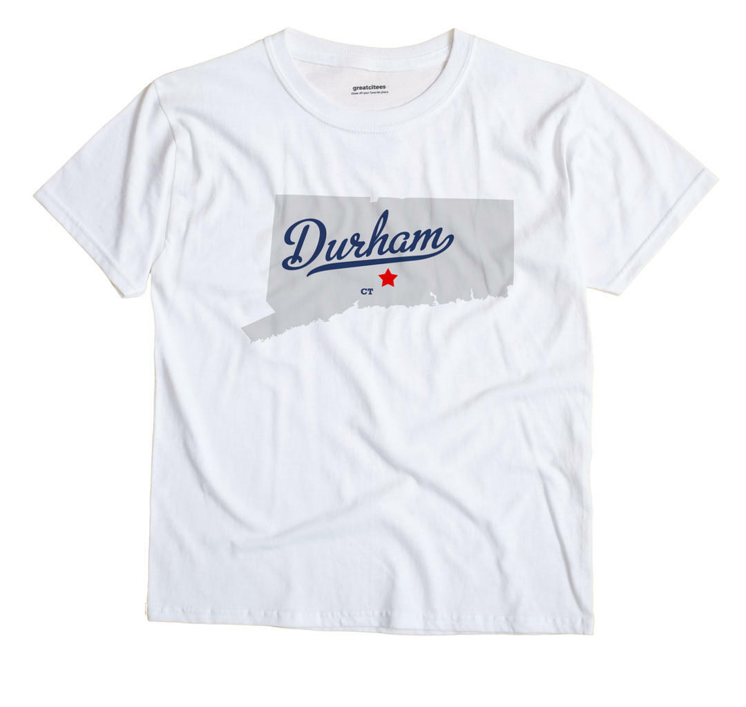 Durham Connecticut CT T-Shirt MAP