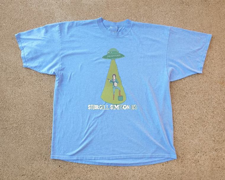 Sturgill Simpson Die With Your Boost On 2014 Tour T Shirt Full Size S-5XL