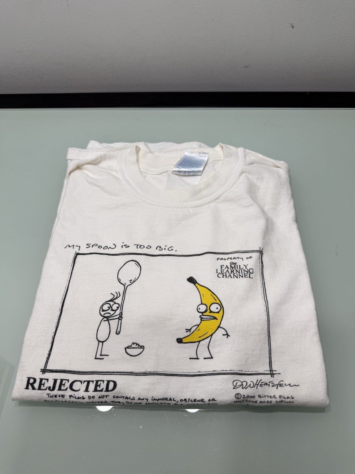 Rare Don Hertzfeldt’s short film “Rejected” Vintage Tshirt (See Pics ) 2000’s