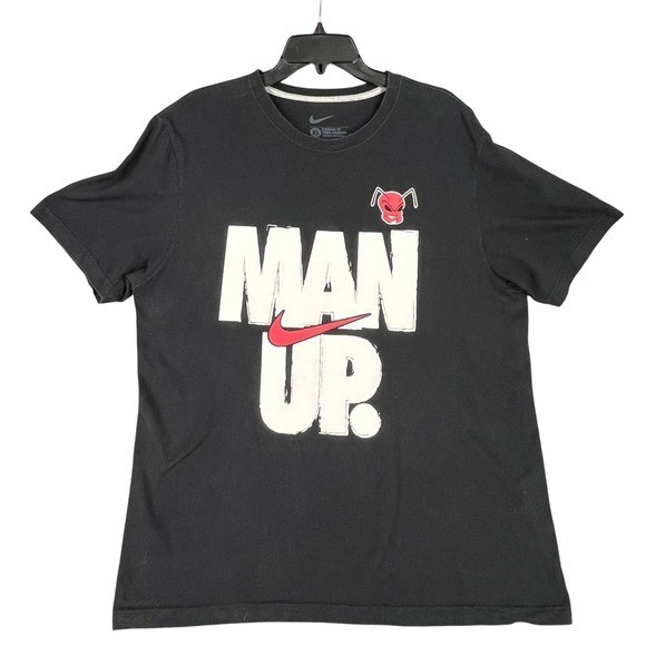 Nike Team Mens XL USC Sumter Fire Ants Baseball Man Up Graphic T Shirt