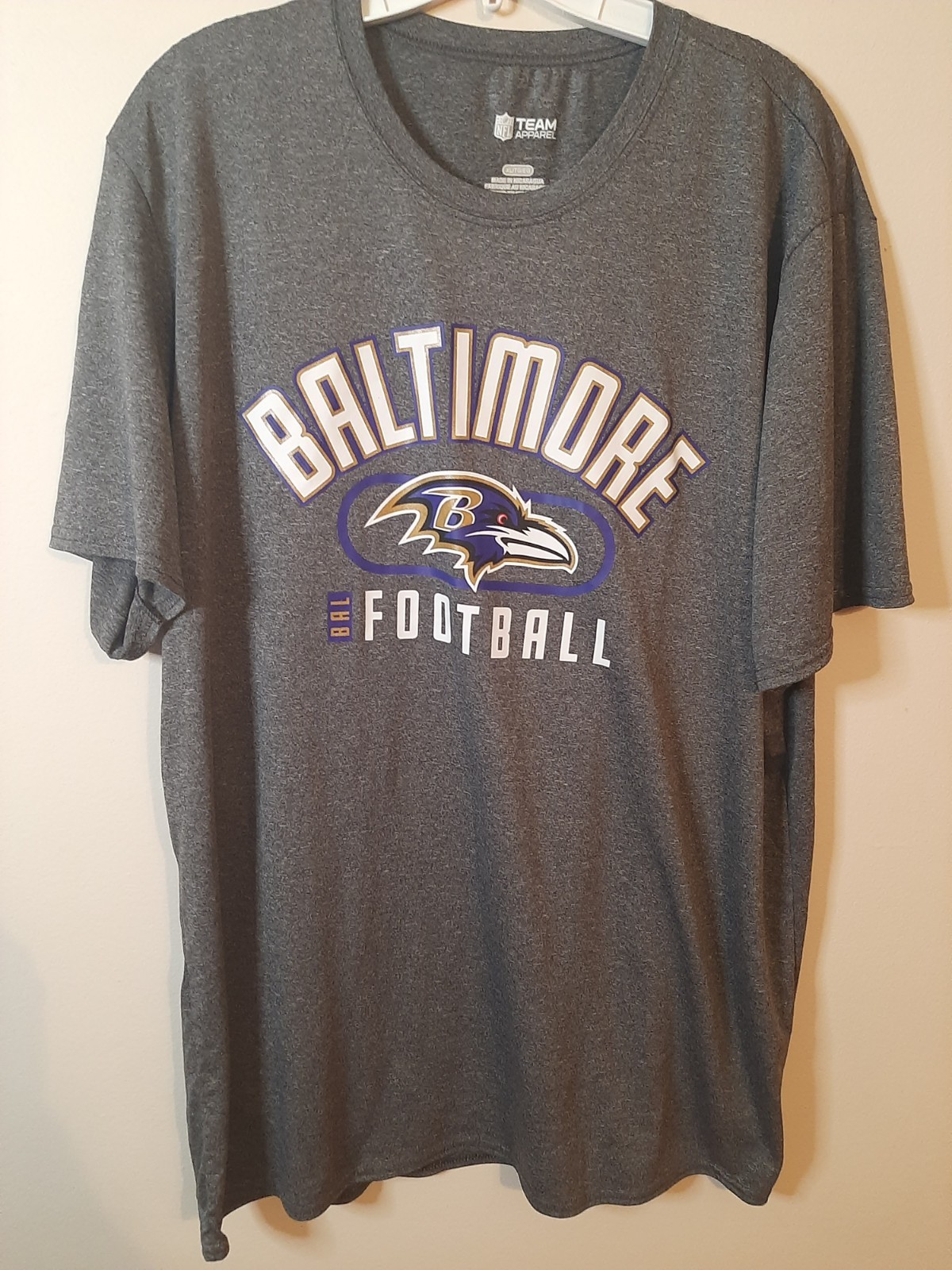 Baltimore Ravens Football NFL Team Apparel S/S T-shirt Shirt Men’s XL–EUC!