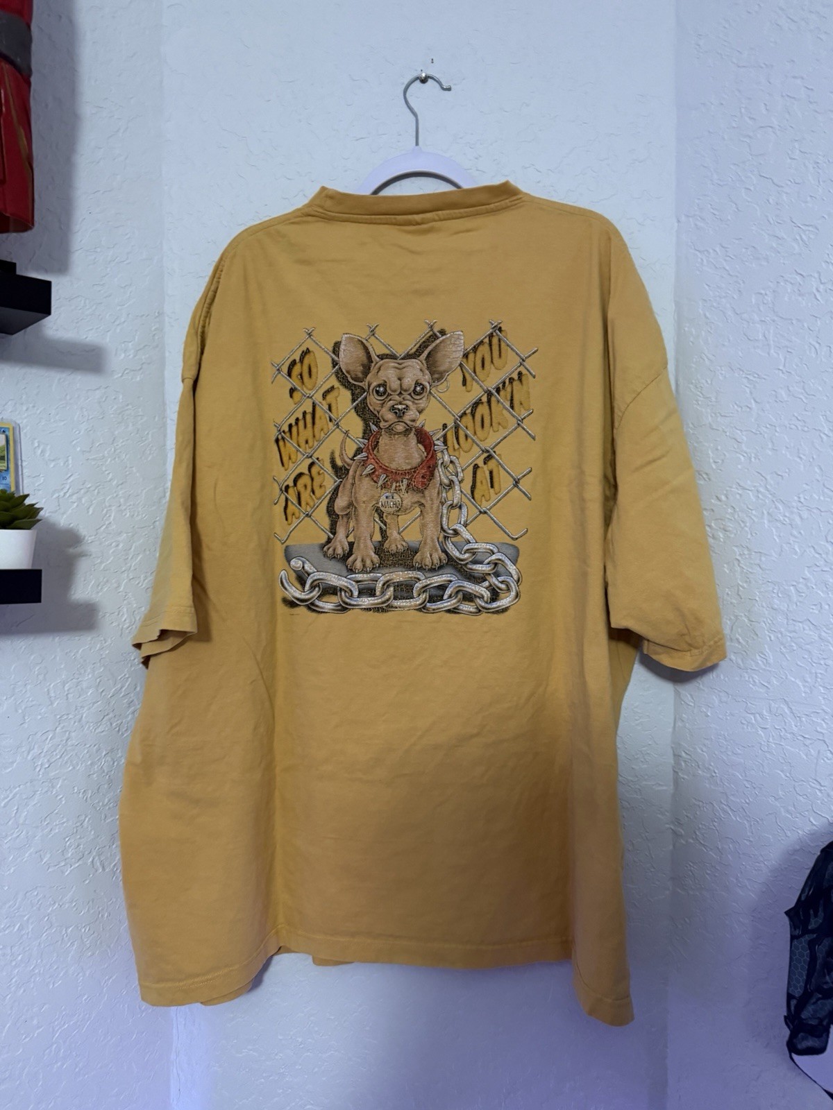Vintage 90’s El Macho Chihuahua “So What Are You Look’N At” Graphic T Shirt IBS