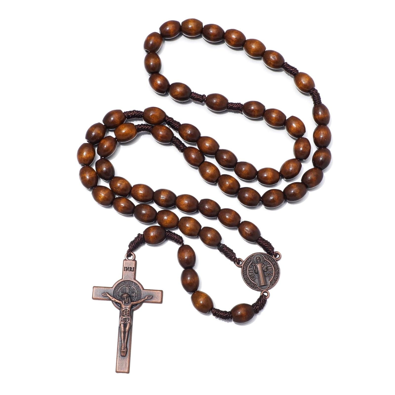 Handmade Wooden Catholic Rosaries, Rosary Beads Necklace Catholic Christian P…