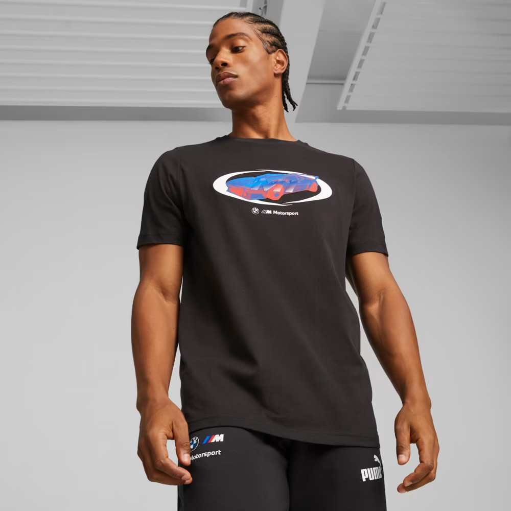 Puma Men’s Motorsports Short Sleeve BMW MMS STATEMENT CAR GRAPHIC T-Shirt NWT