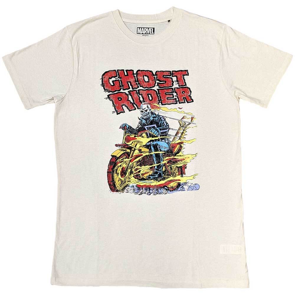 Marvel Comics Ghost Rider Bike T-Shirt Neutral New