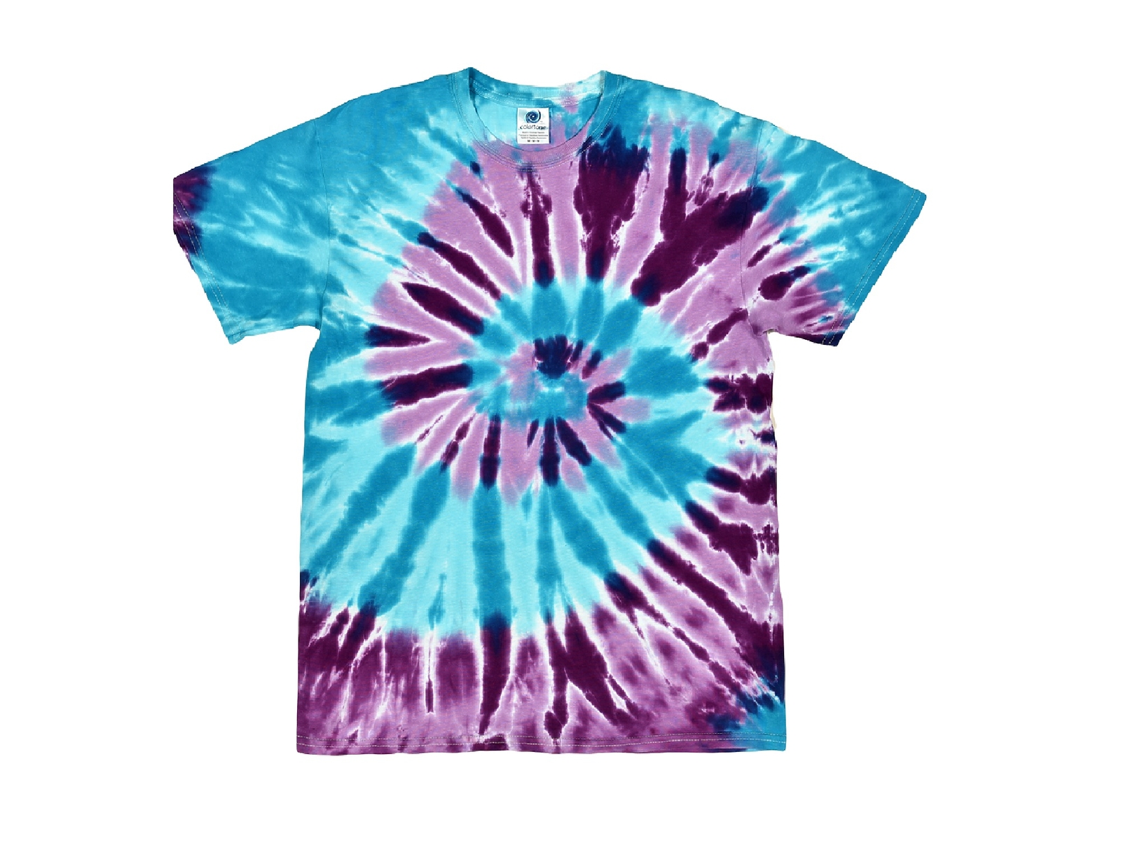Vibrant Multicolor Tie Dye T-Shirts Adult & Kids 100% Cotton Colortone