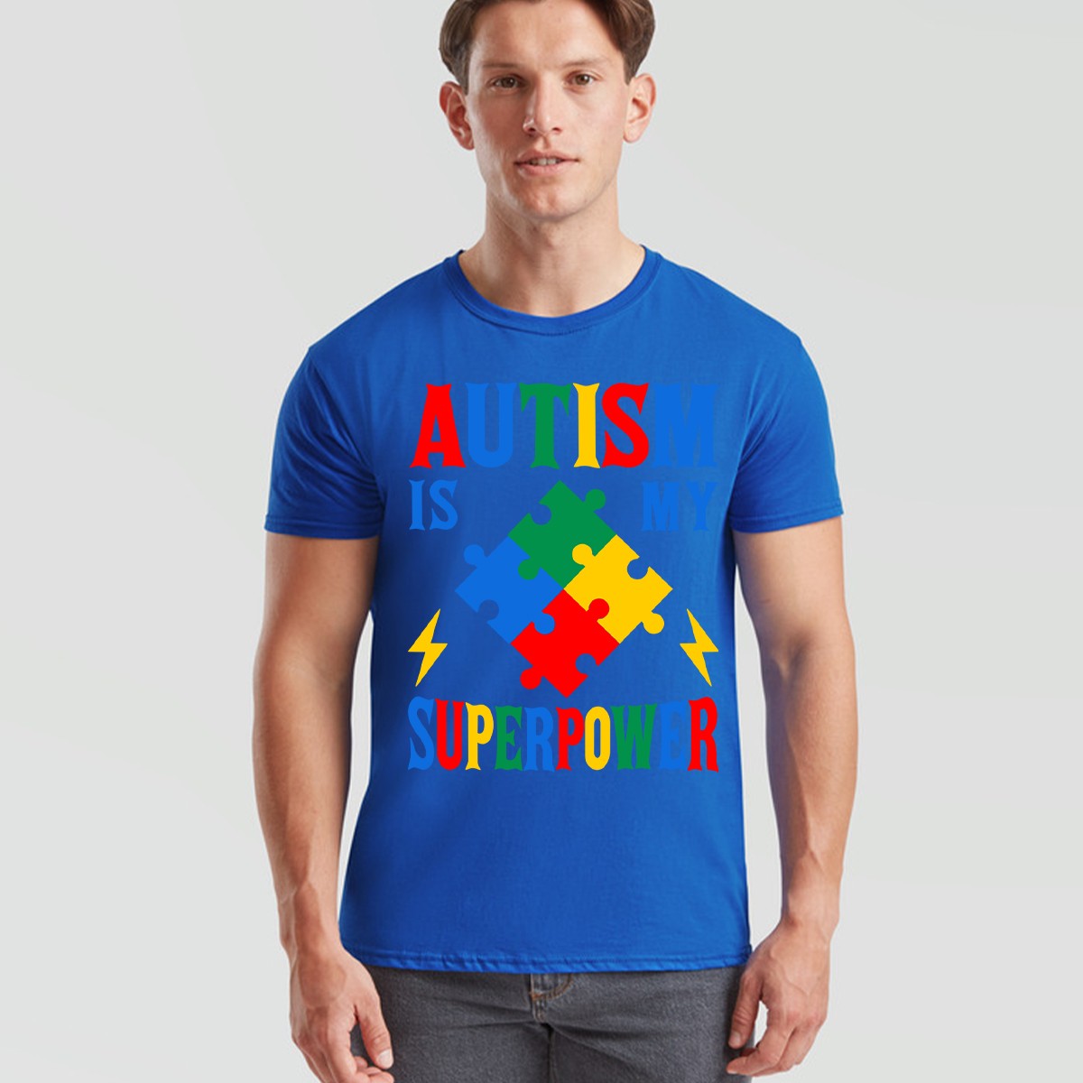 Autism Is My Superpower Autistic Unisex Tshirt Neurodiversity Awareness Gift Tee