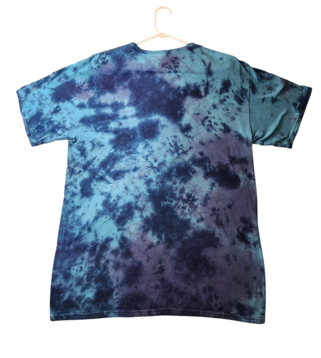 Pink Floyd Dark Side Of The Moon 2015 Liquid Blue T Shirt Size Large Tie Dye