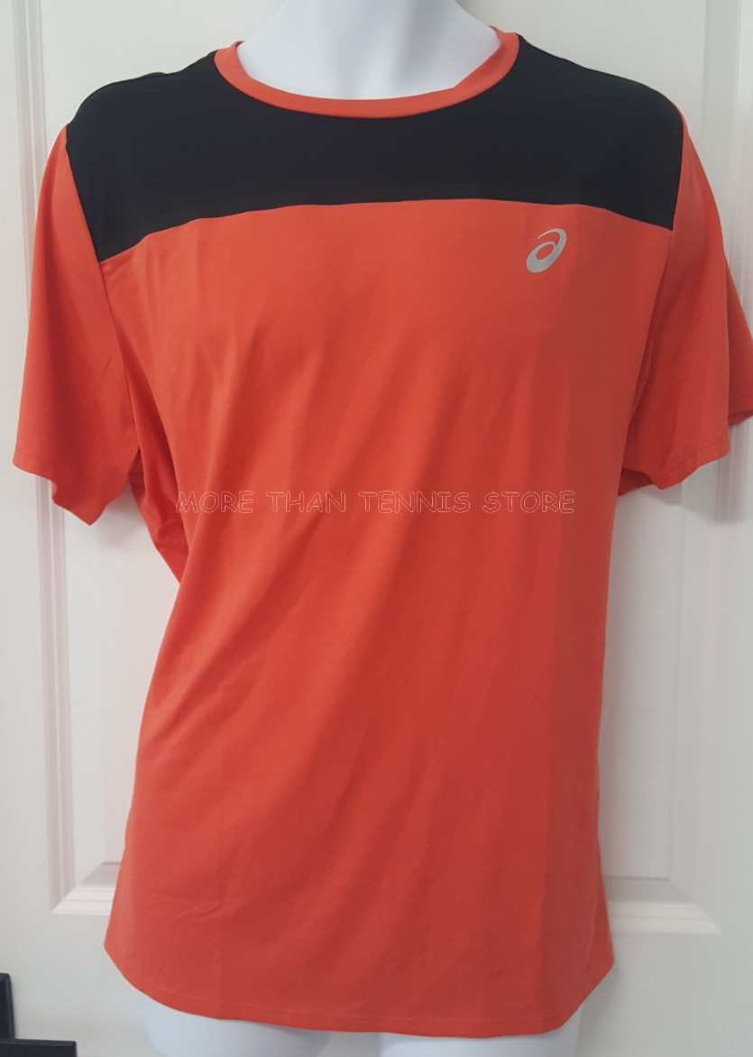 Asics PR Lyte Short Sleeve Tee Size XL 2011C417 641 Orange