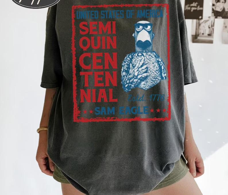 United States of Semiquincentennial Sam Shirt, Retro 250th Anniversary T-Shirt