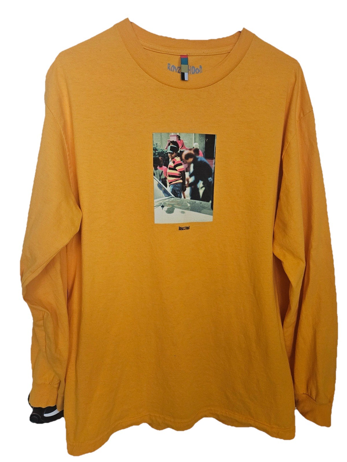 Boyz N The Hood Long Sleeve Yellow Gold Young Doughboy T-Shirt Large Size