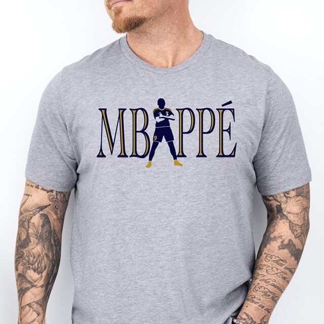 MBAPPE | PARIS Football Club themed Soft Ring Spun Pre-Shrunk Cotton T-Shirt