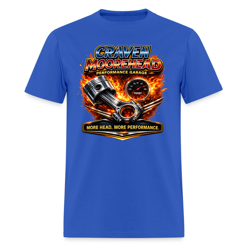 Craven Moorehead Performance Garage Funny Adult Humor T-Shirt