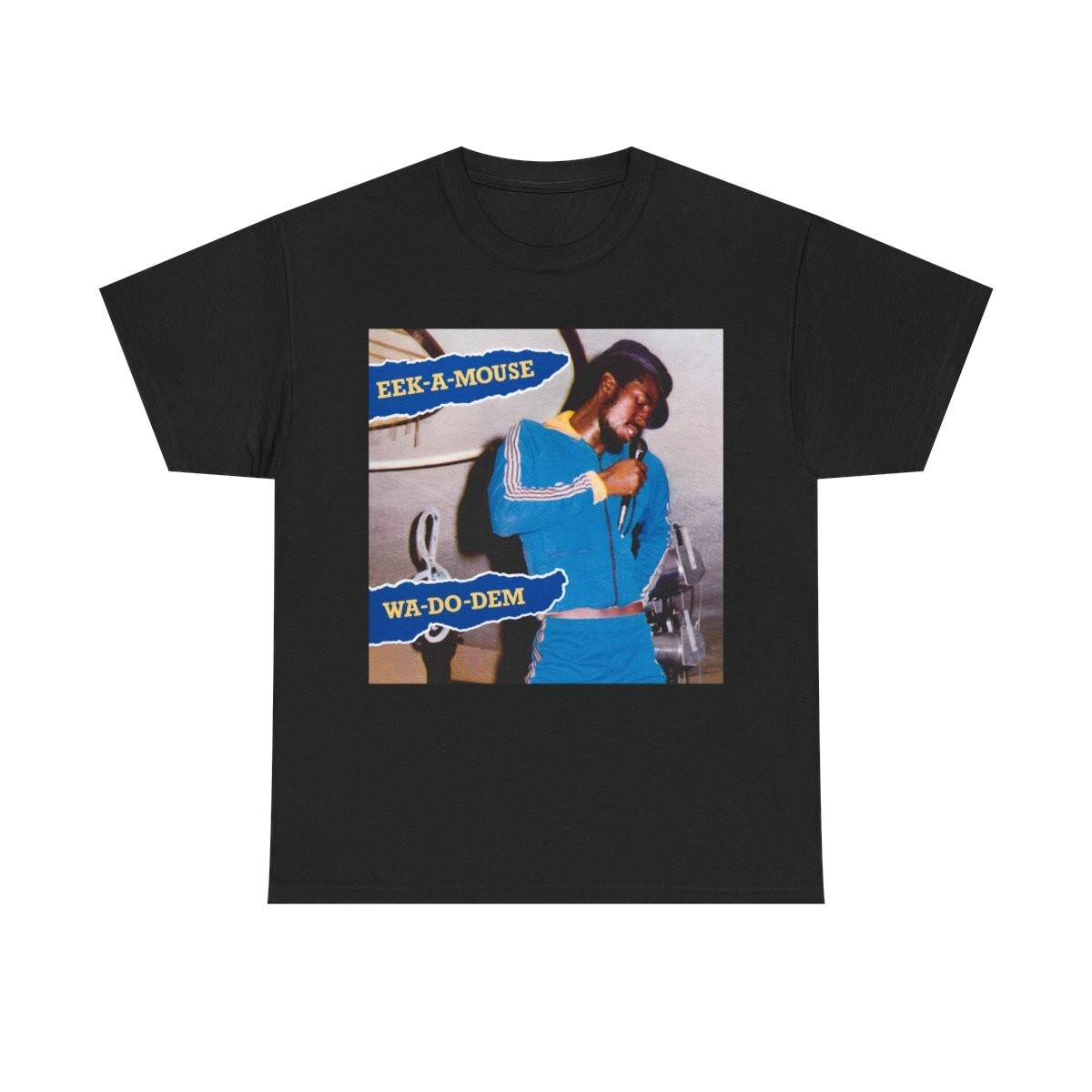 New Eek-A-Mouse Wa-Do-Dem Reggae Musician Band Album T-Shirt