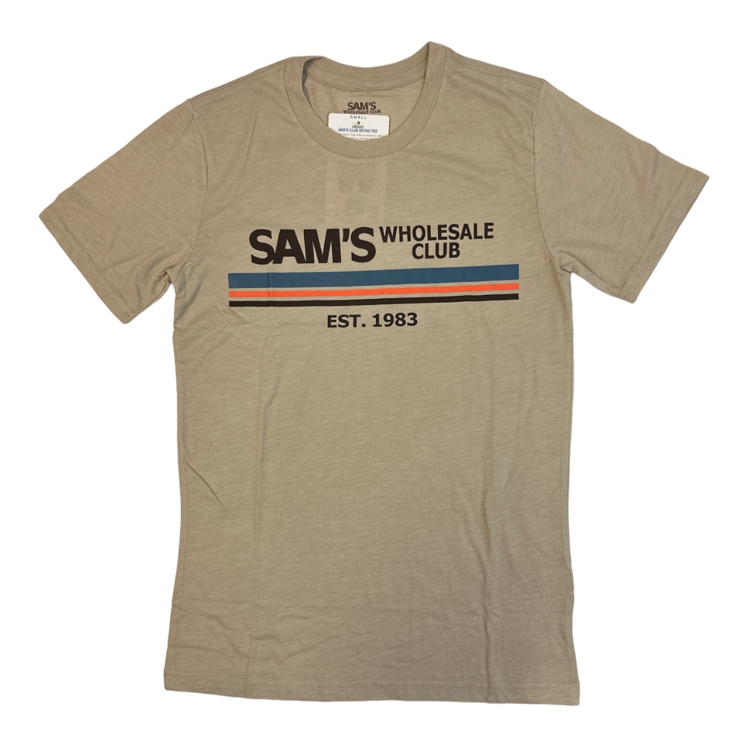 Sam’s Wholesale Club Unisex Adult Graphic Print Short Sleeve Crewneck T-Shirt