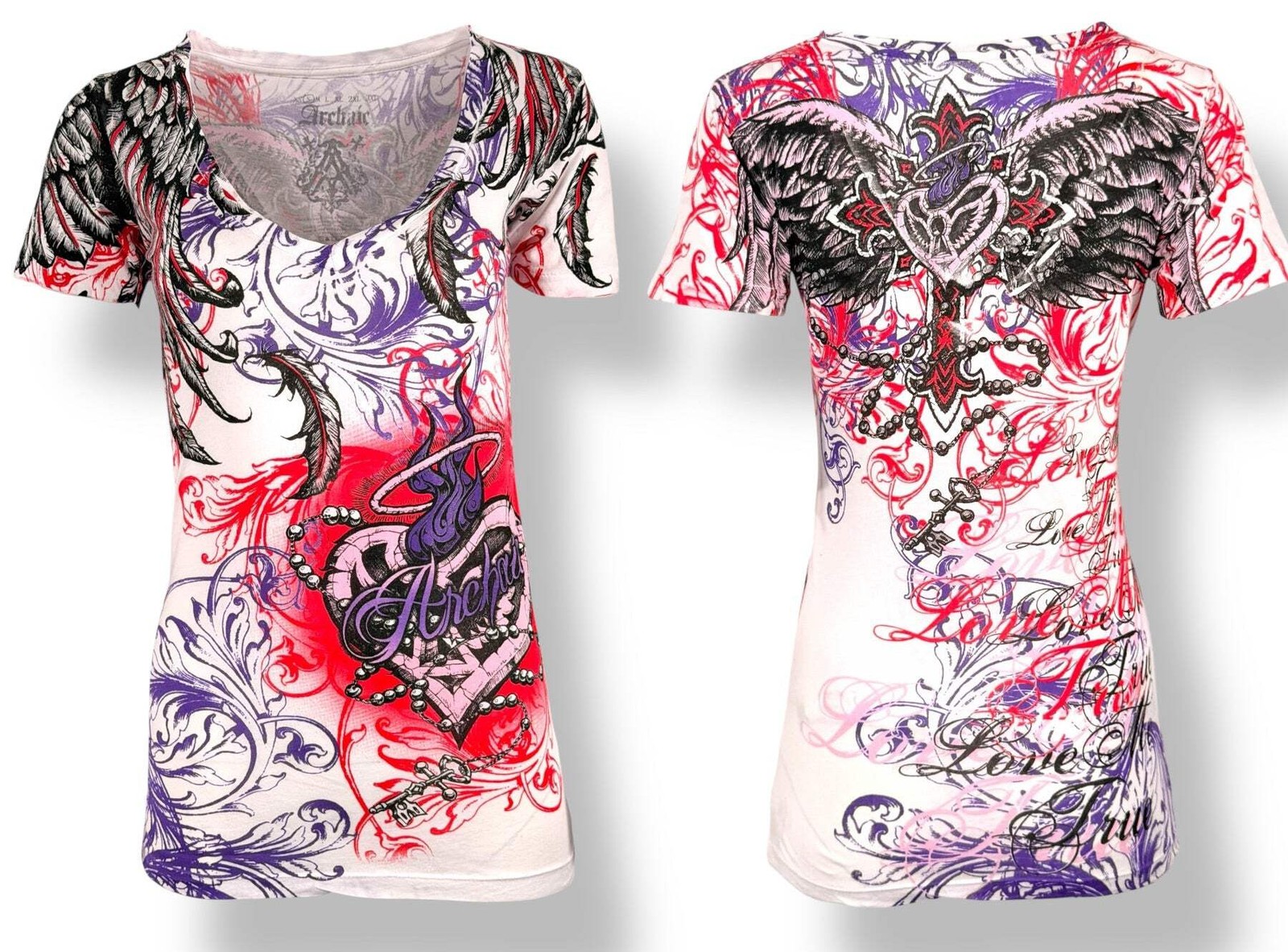 Archaic By Affliction Women’s T-shirt Amore