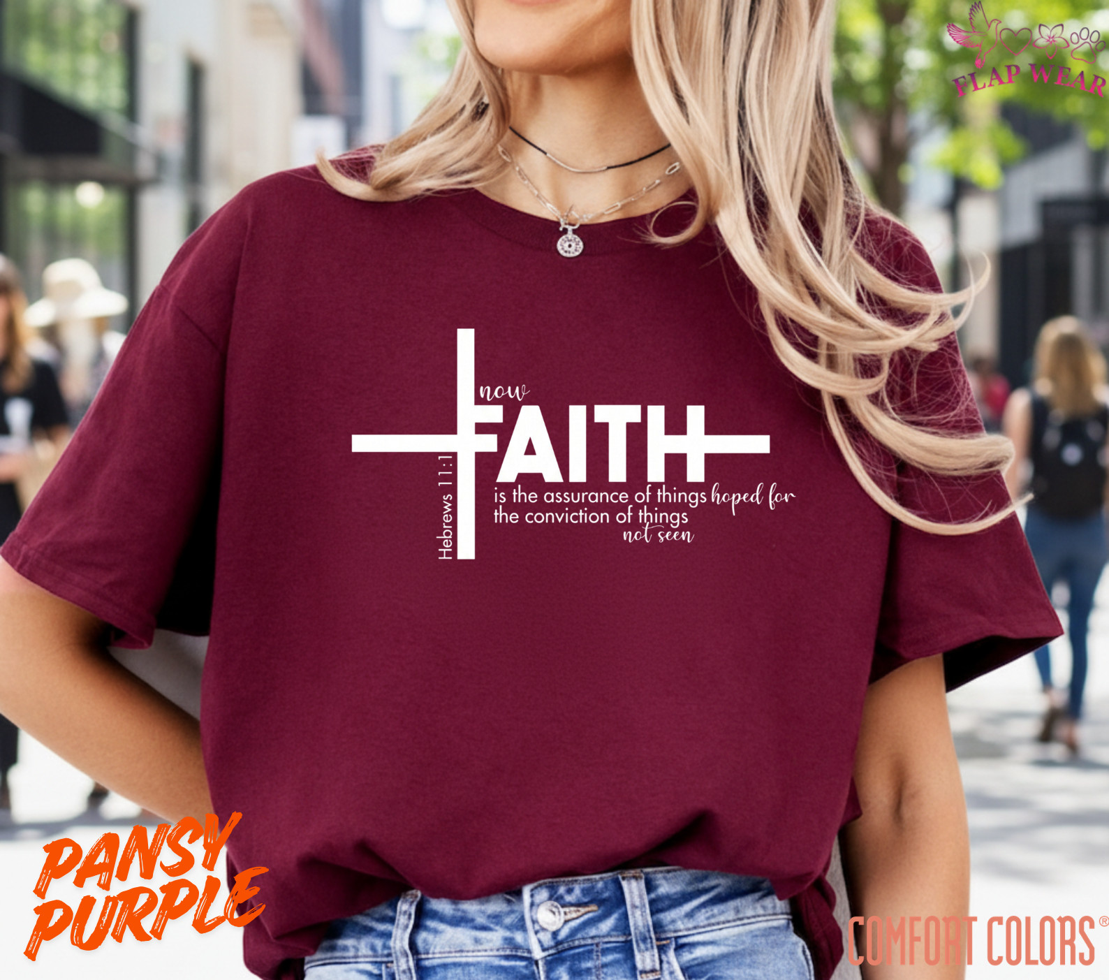 Unisex Hebrews 11:1 Christian T-Shirt, Men T shirt,Women T shirt Gift Religio