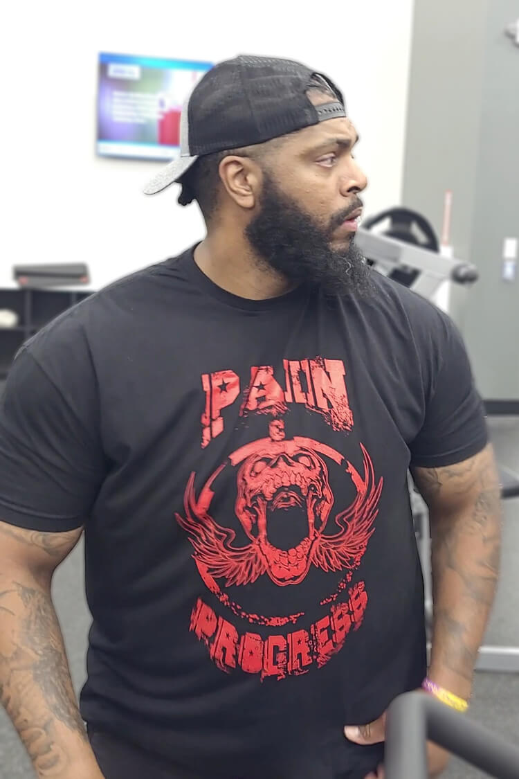 Iron Gods Pain & Progress Workout T-Shirt Gym Pump Cover Bodybuilding Gym Shirt
