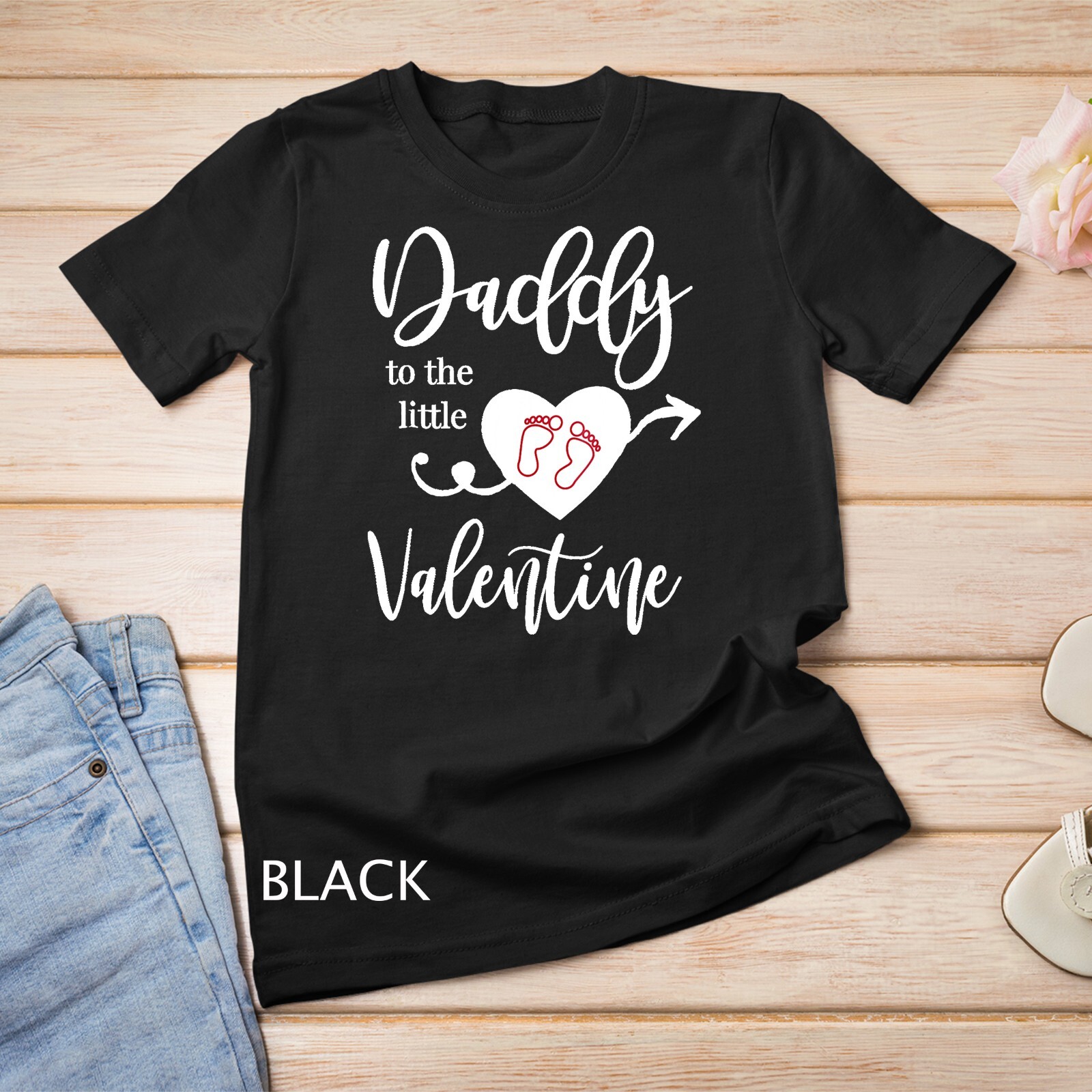 Baby Reveal Valentine Pregnancy Announce Daddy Shirt Unisex T-shirt