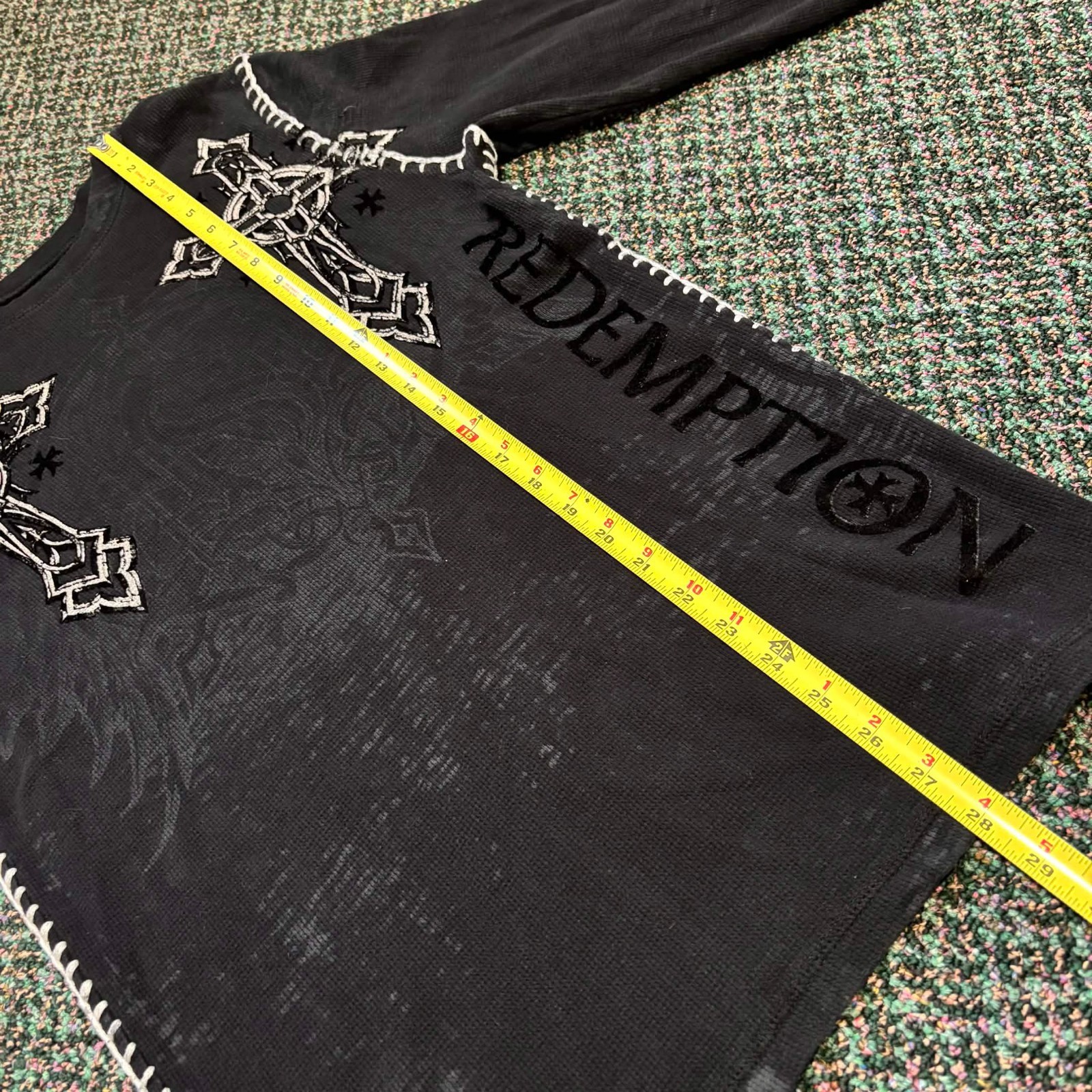 Vintage Y2K Raw State Premium Redemption Cross Men’s Medium Shirt