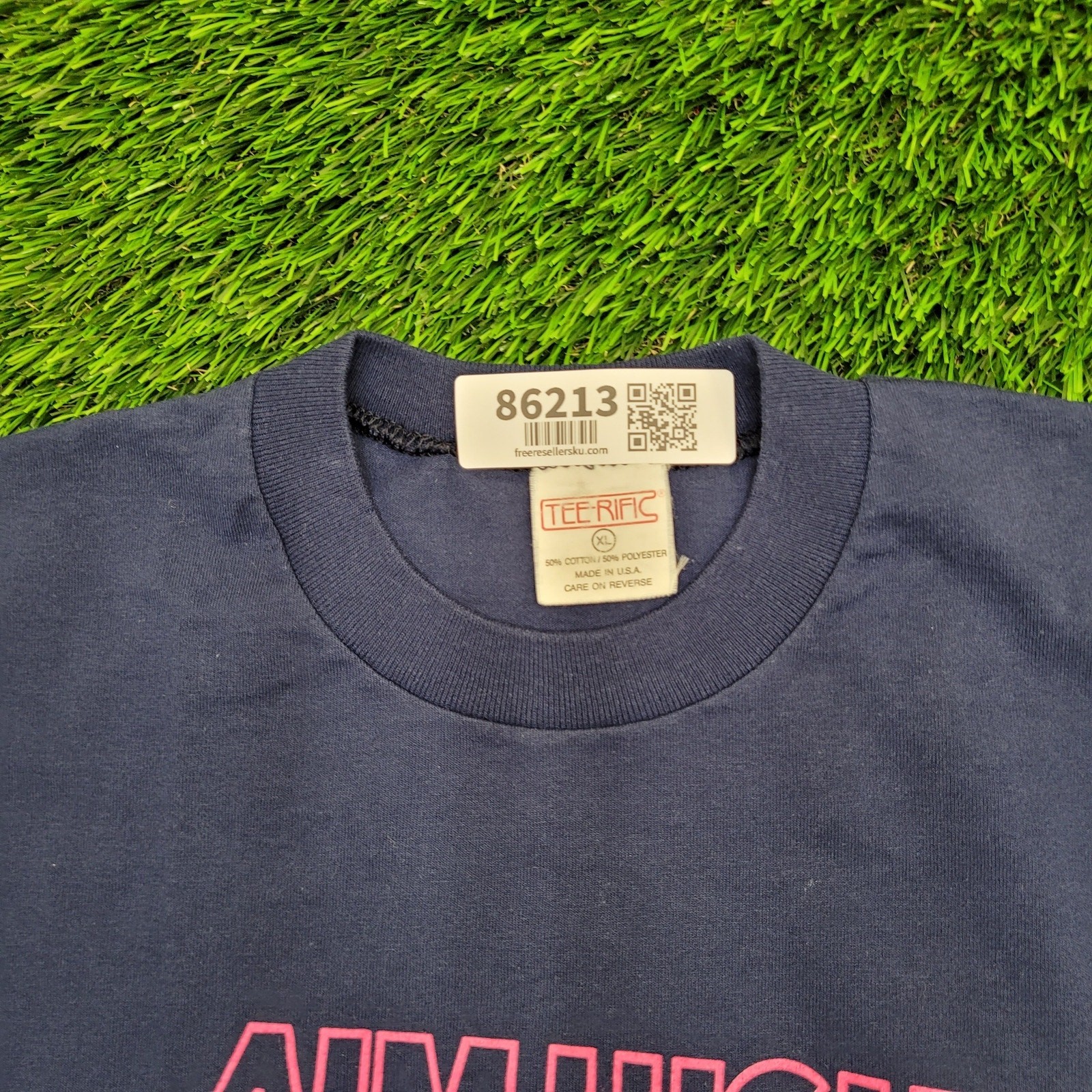 Vintage 80s Aim-High US Air-Force Shirt Large 22×28 Aviation USA USF