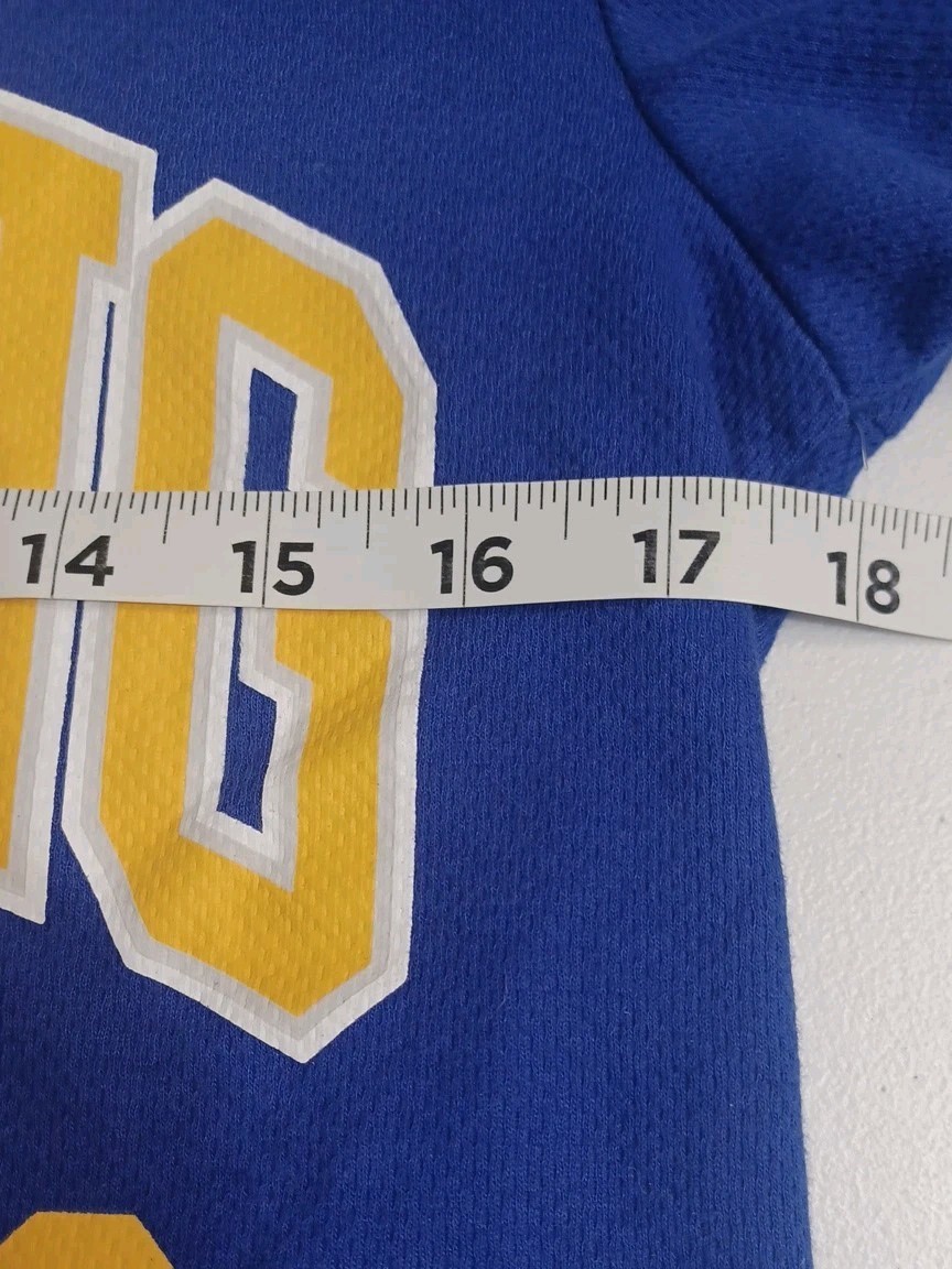 Wu-Tang Clan Jersey Shirt Men’s Sz S Hip Hop Streetwear Blue Yellow CREAM #36 L7