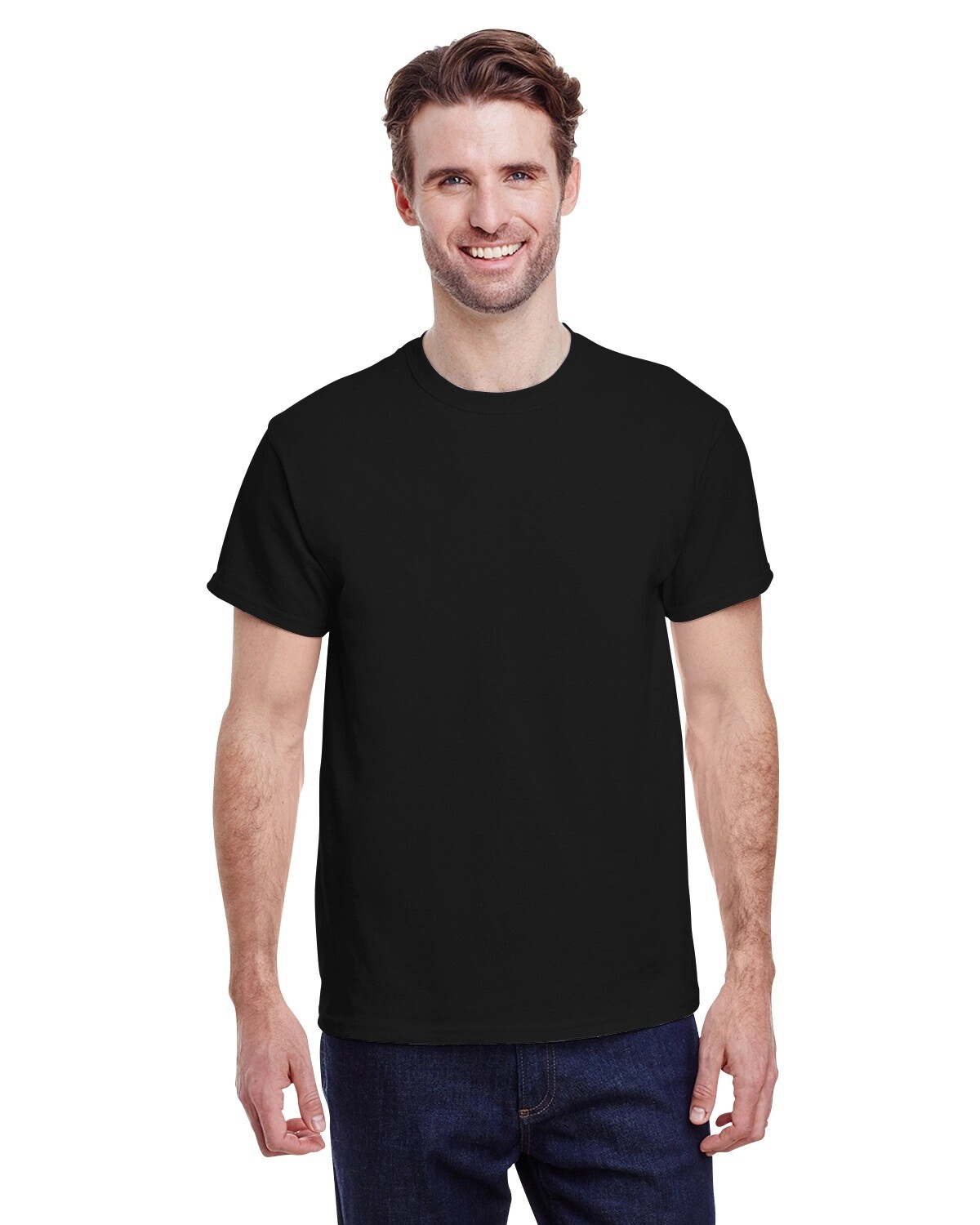 Gildan Mens G500 Solid Heavy Cotton Plain Short Sleeve Blank Casual Fit T-Shirt