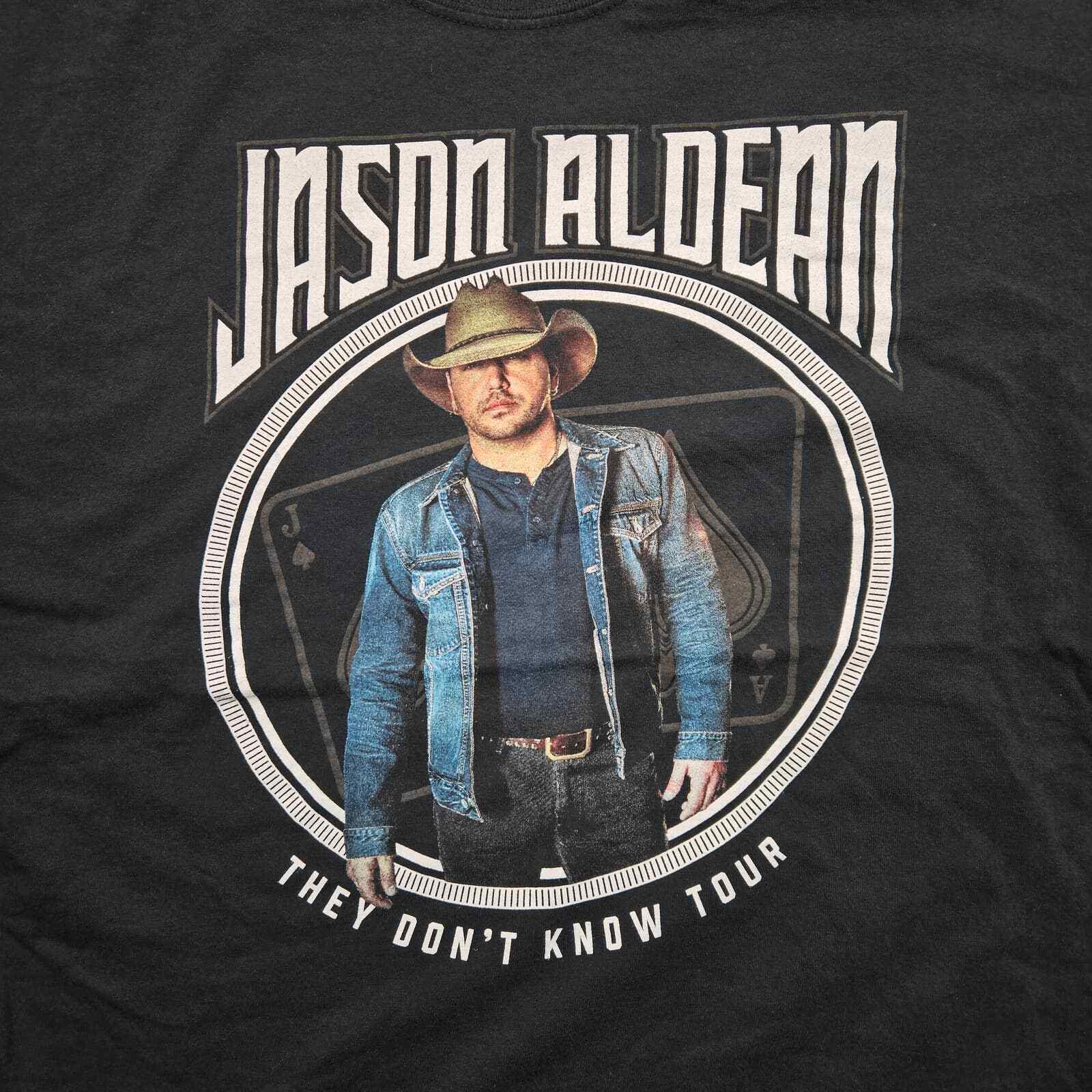 Jason Aldean They Dont Know Tour Shirt Size XL Country Music