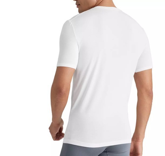 3 PACK TOMMY JOHN WHITE BLACK SECOND SKIN MODAL CREW NECK STAY TUCKED UNDERSHIRT