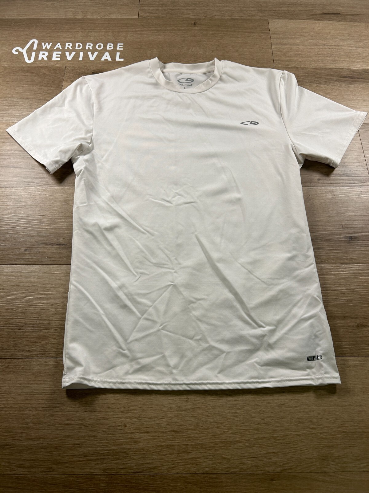 Champion Mens Crew Neck T Shirt Short Sleeve T-Shirt L