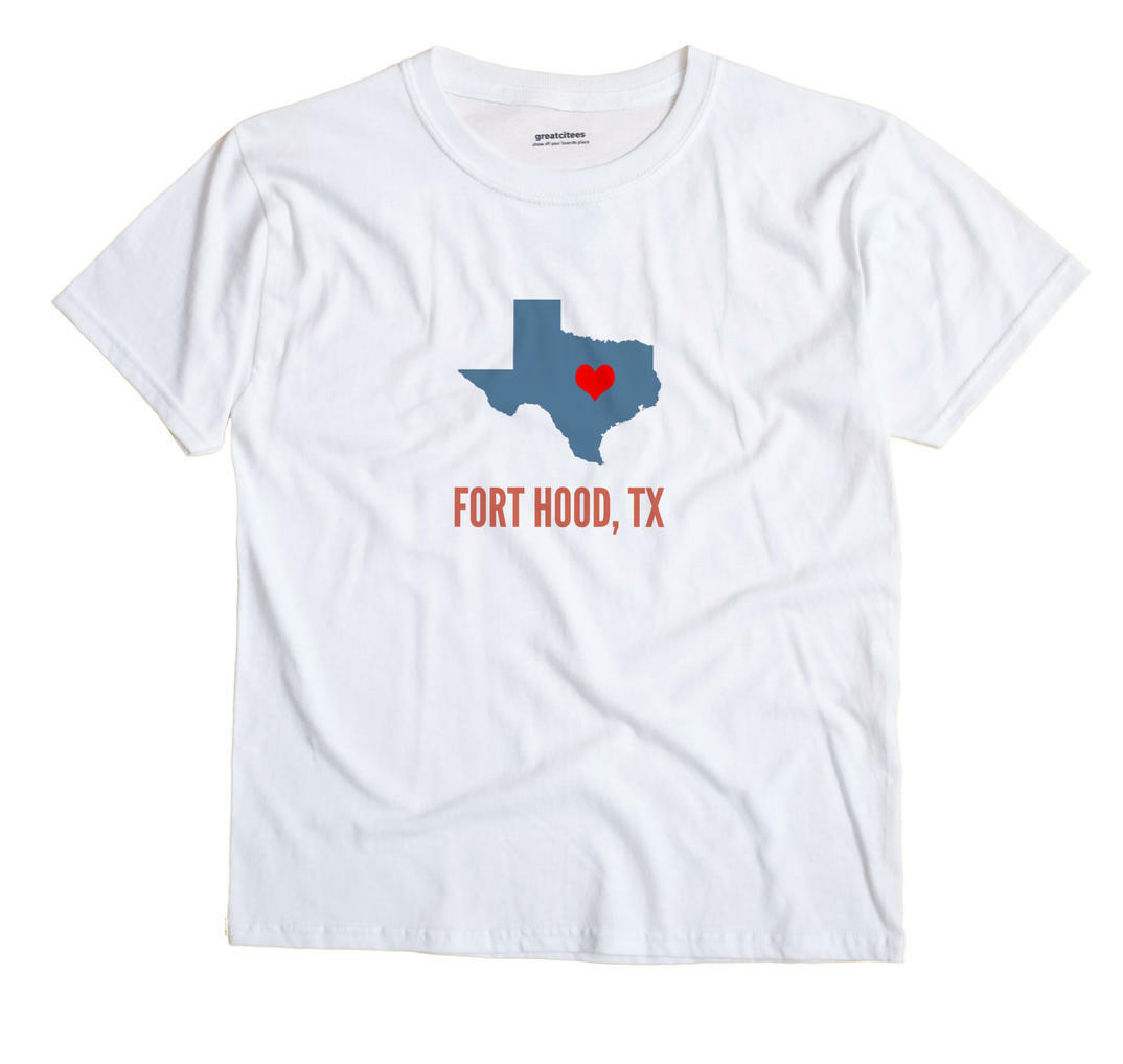Fort Hood Texas TX T-Shirt HEART