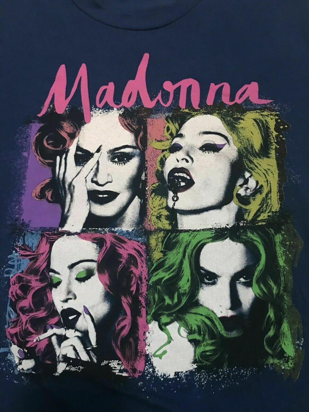 Madonna Rebel Heart Tour Concert Black Cotton Unisex S-234XL T-shirt