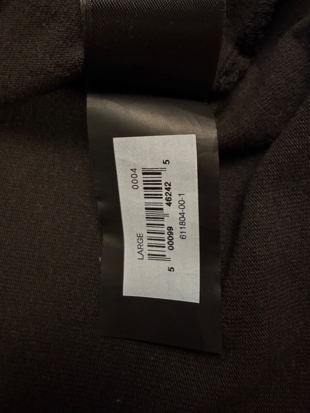 YEEZY GAP Rare Unreleased Black Muscle Tee Sleeveless Cut Off Tank Top Size L