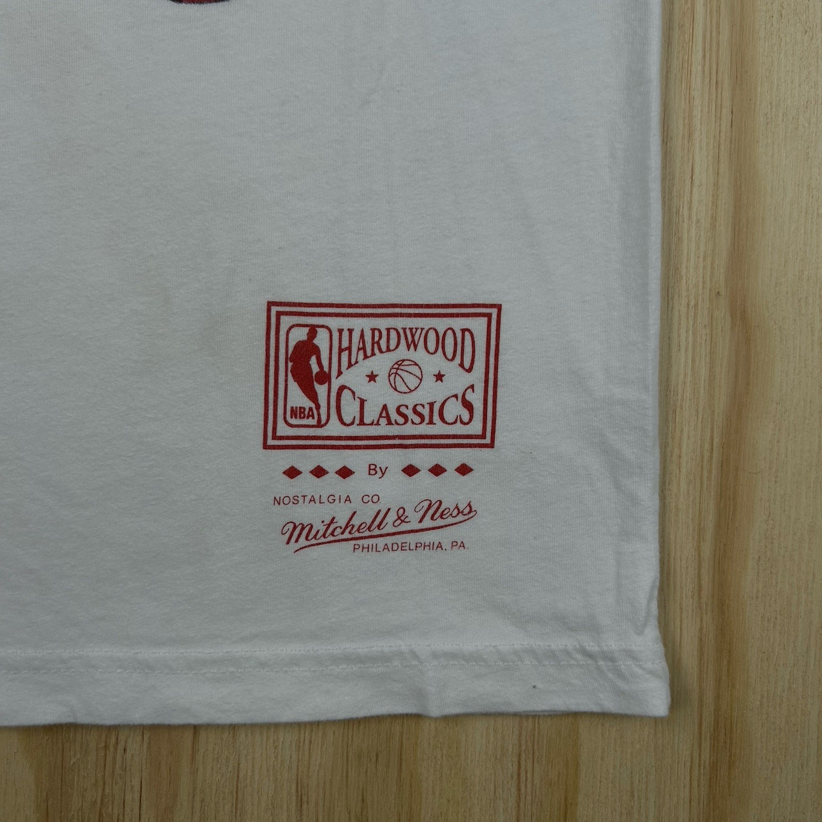 Mitchell & Ness Dennis Rodman T-shirt Bulls NBA M White Caricature