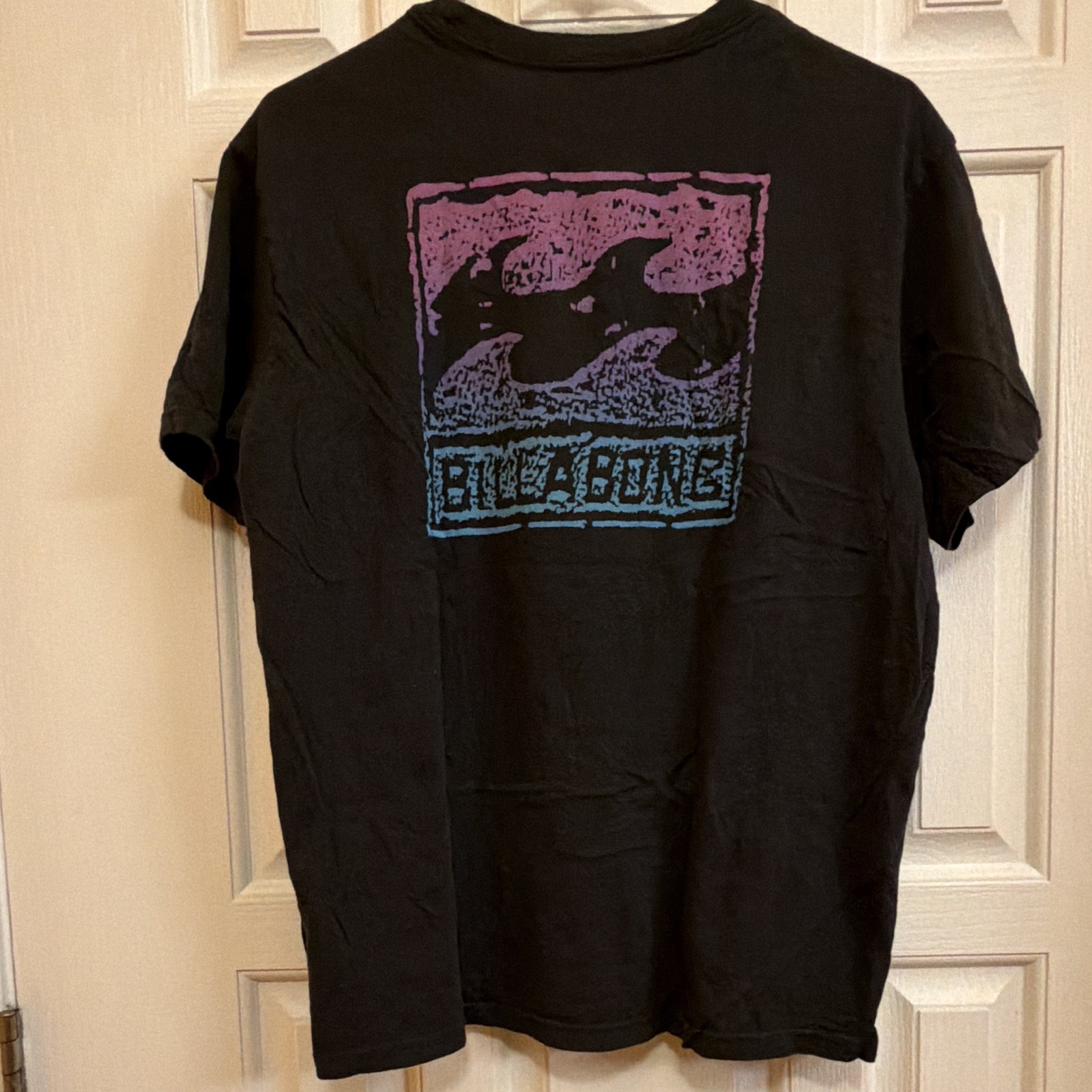 Billabong Men’s Black Graphic Logo Crew Neck Short Sleeve T-Shirt Size M