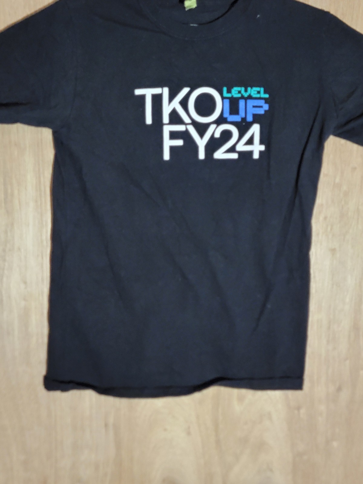 Econscious Men’s S Black TKO Level Up FY24 Graphic Tee Organic Cotton