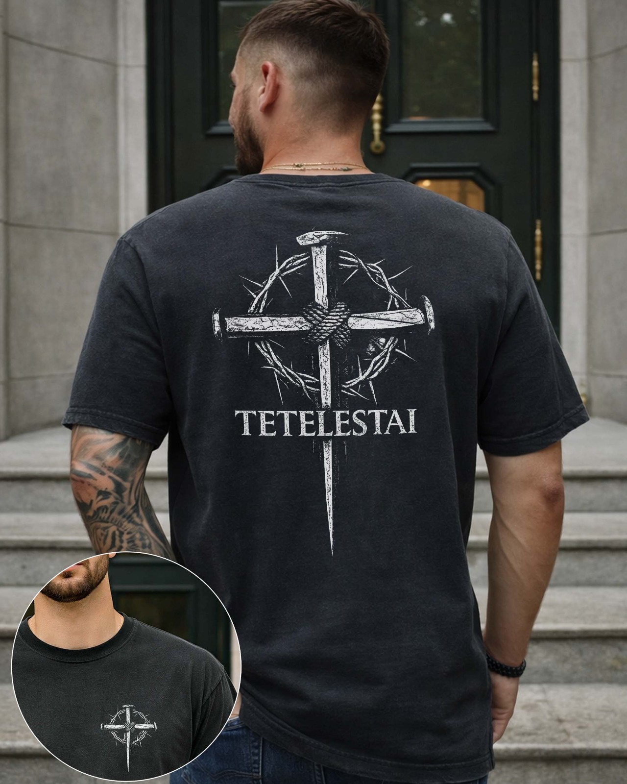 Tetelestai shirt – It’s finished Christian Shirt – Faith based shirt for men