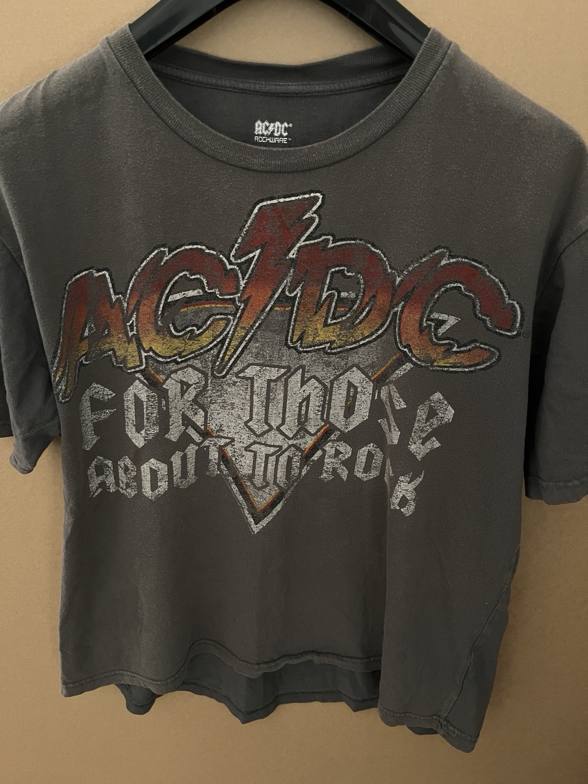 Vintage AC/DC For Those About to Rock Shirt XL Great Looking Rare