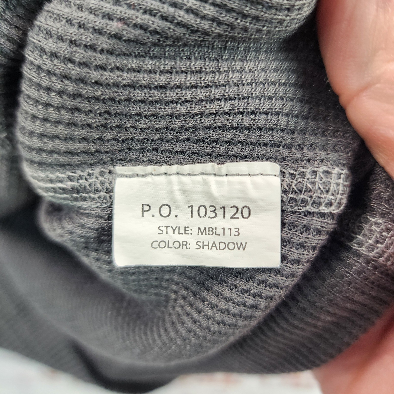 Carhartt Force MBL113 Shadow Gray Waffle Knit Thermal Base Layer Mens Medium M