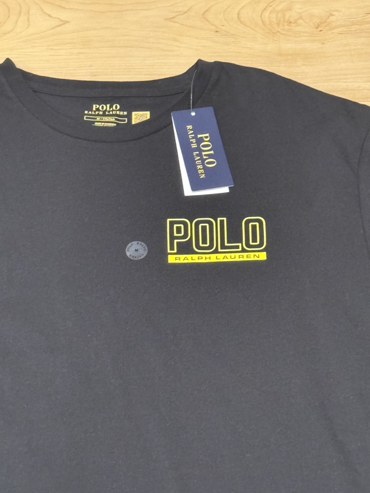 Polo Ralph Lauren Men’s Classic Fit Polo Graphic Print T-Shirt Tee Black S-XXL