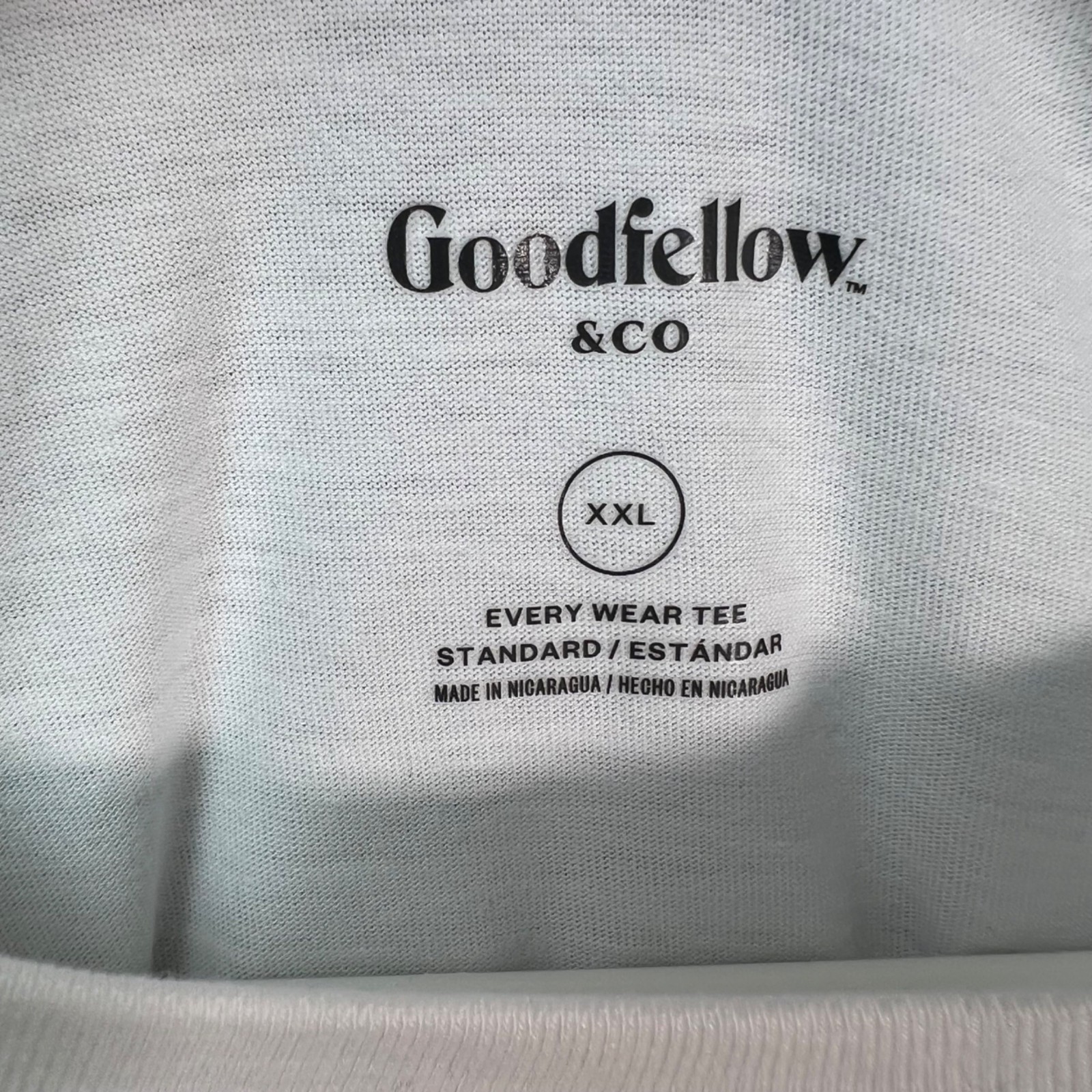 Goodfellow & Co White Crewneck T-Shirt Mens XXL Standard Fit NEW!