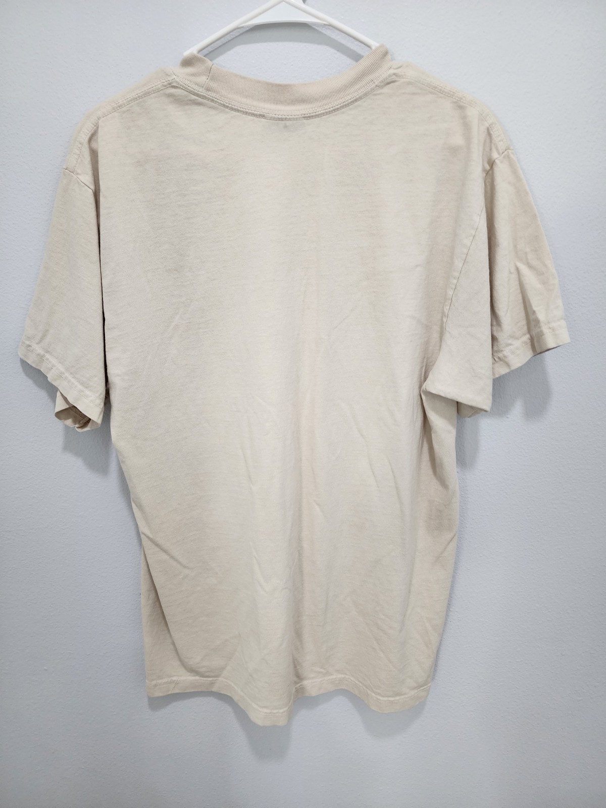 Shaka Wear Adult Heavyweight T Shirt CREAM T-Shirt – M Medium Cotton