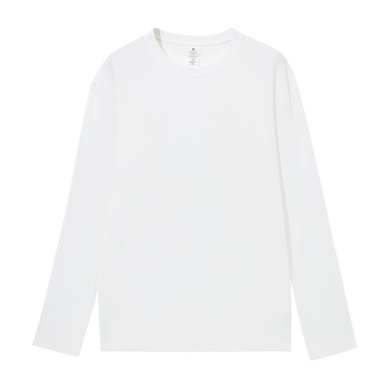 2026 Brand New Combed Compactall Cotton Heavy Round Neck Solid Color