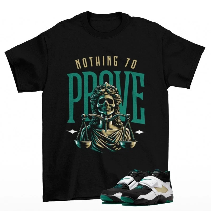 Sneaker Proof Black T-Shirt To Match Diamond Turf Emerald IB2240-001 T-Shirt