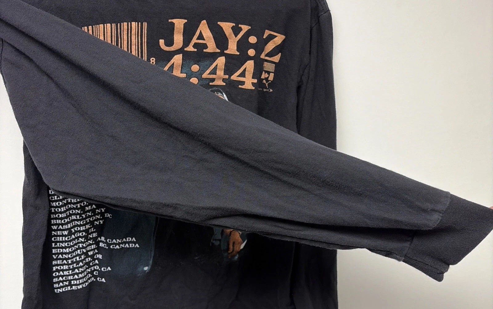 Jay-Z 4:44 Tour longsleeve TShirt Concert Rap Hip Hop Music Merch Gemrock Sz M