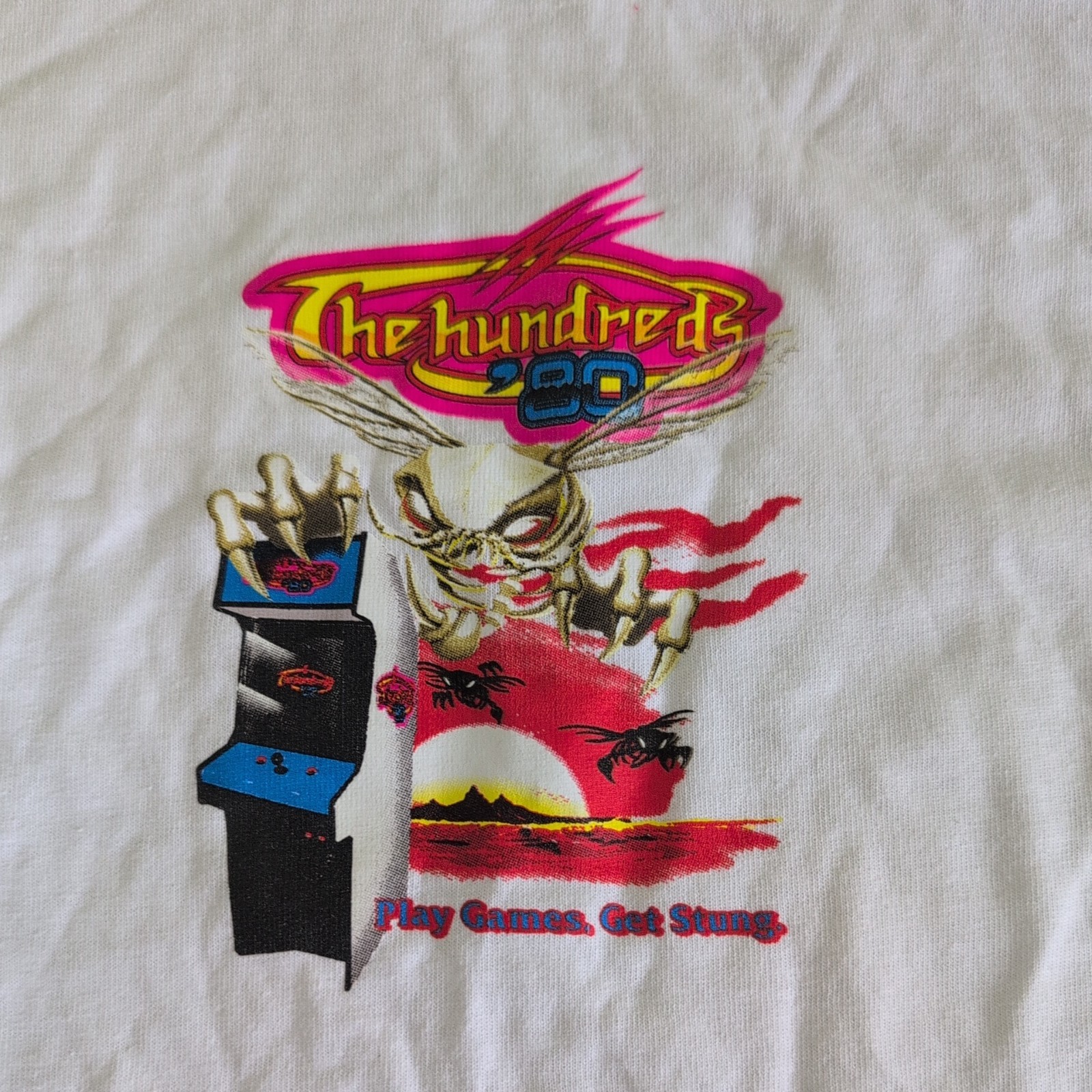 The Hundreds Playing Games Shirt, Mens Sz M, White
