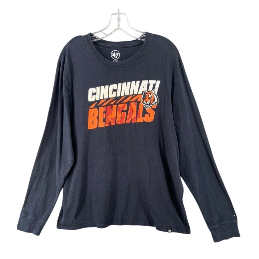 Cincinnati Bengals T-Shirt Mens XL 47 Brand NFL Football Tee Team Wear