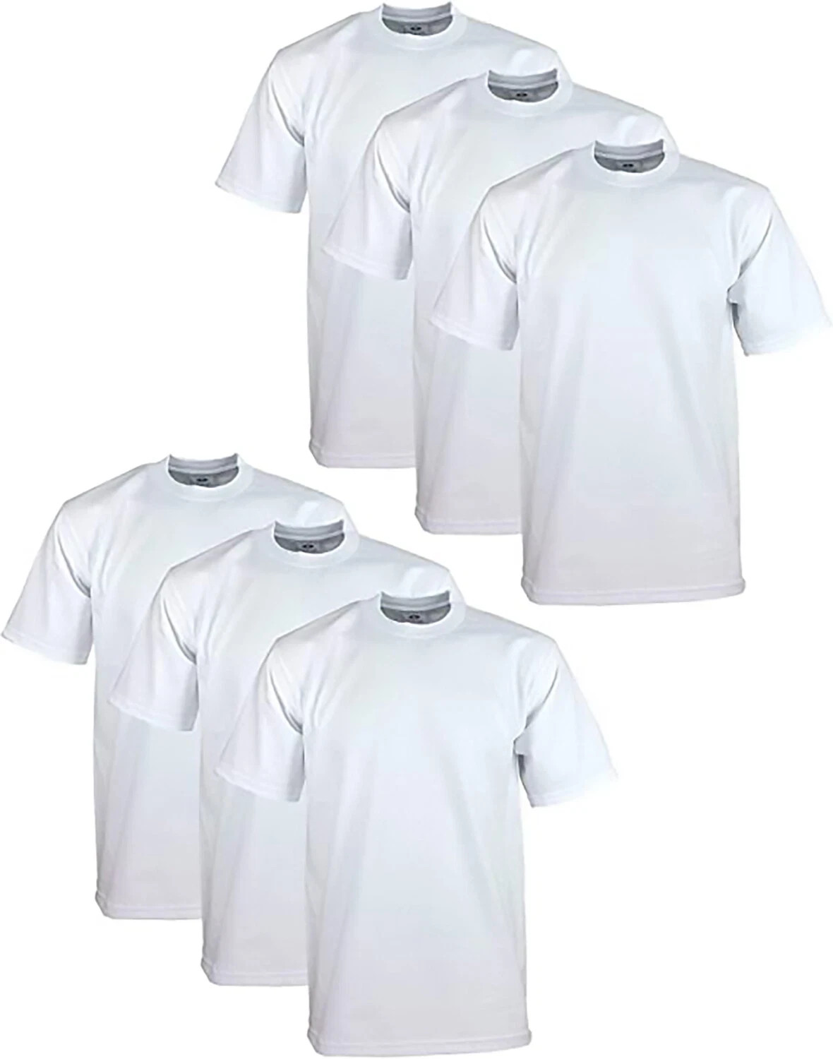 6 Pack – New (Large) Pro Club Men’s Heavyweight Short Sleeve T-Shirt free ship